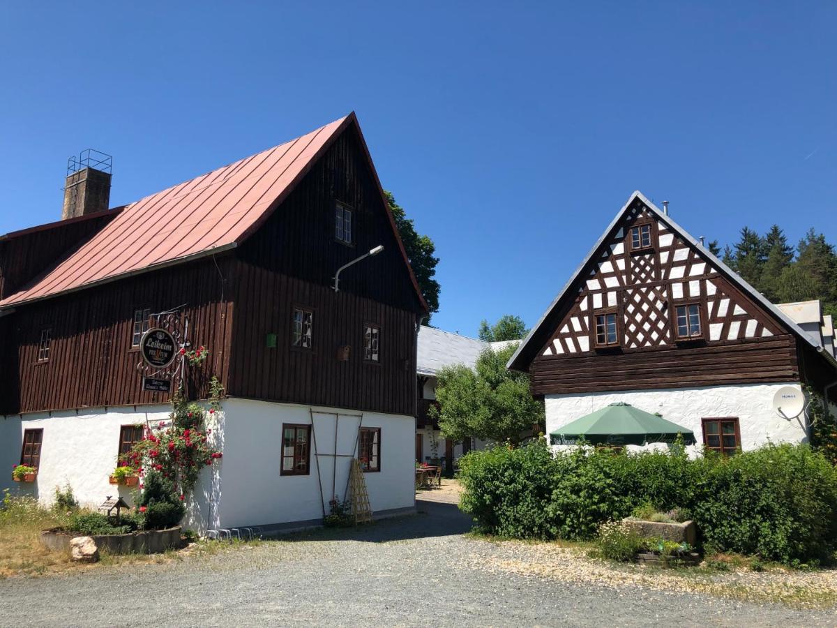 Pension Untere Rauner Muehle Bad Brambach Exterior foto
