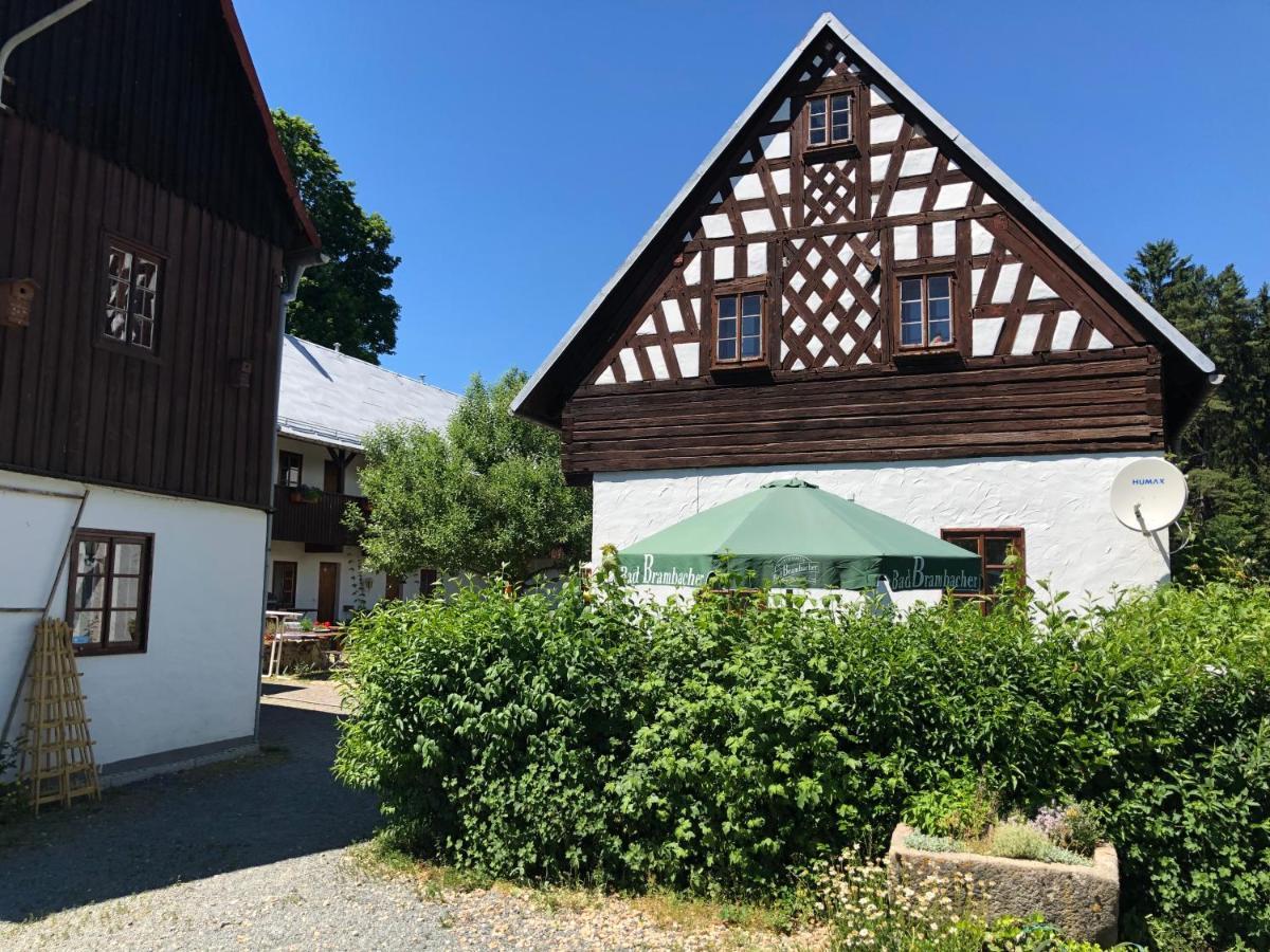 Pension Untere Rauner Muehle Bad Brambach Exterior foto