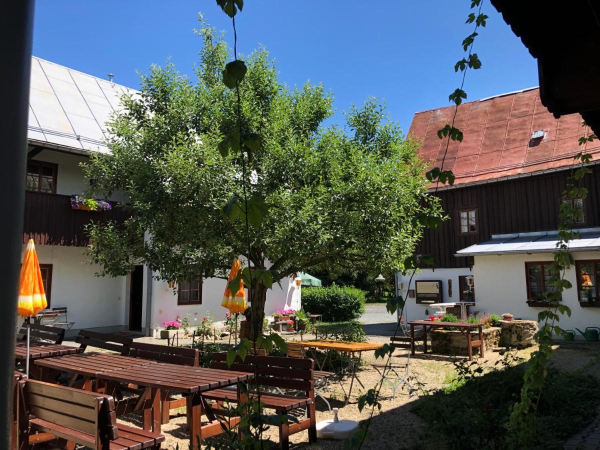 Pension Untere Rauner Muehle Bad Brambach Exterior foto
