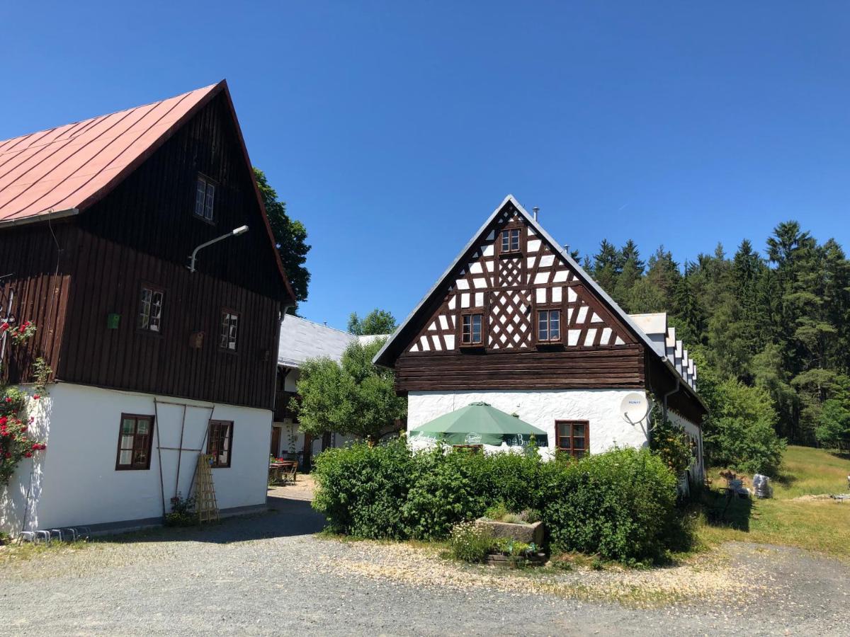 Pension Untere Rauner Muehle Bad Brambach Exterior foto