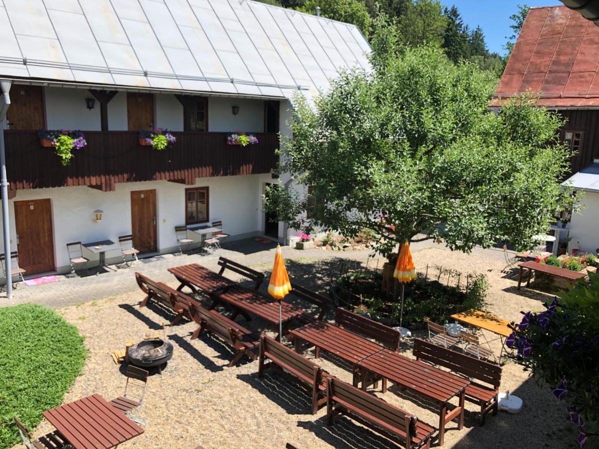 Pension Untere Rauner Muehle Bad Brambach Exterior foto